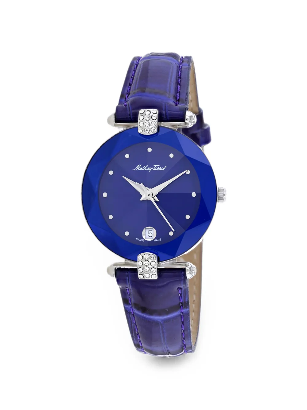 Mathey Tissot Pyramide 34mm watch - Blu