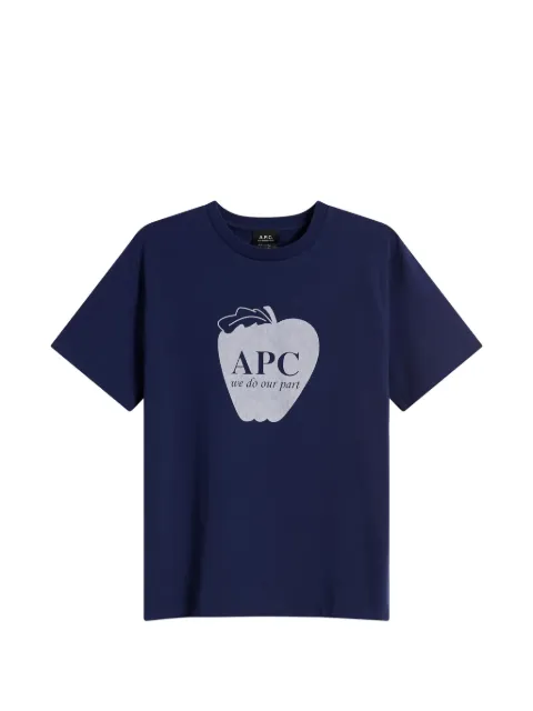 A.P.C. apple-print T-shirt