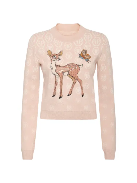 Philipp Plein jersey con monograma en jacquard