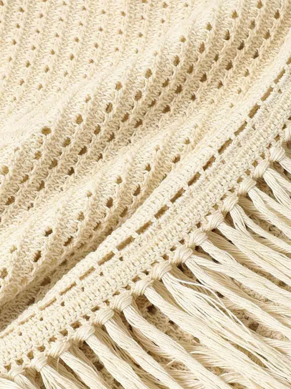 ZIMMERMANN Indra tanktop met franje Beige