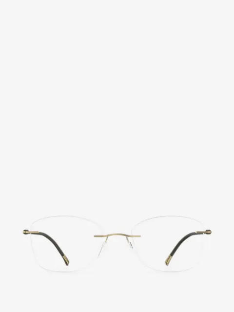Silhouette Purist rimless cat-eye glasses