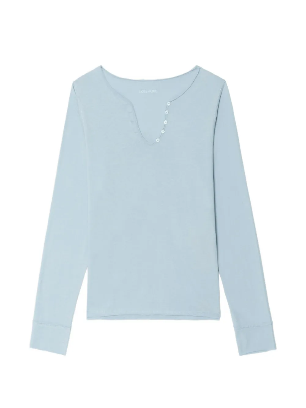 Zadig&Voltaire Tunisien long-sleeve T-shirt - Blu