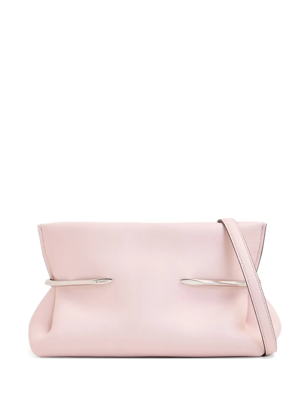 Givenchy Pinch Soft leather clutch bag - Rosa
