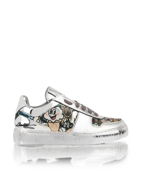 Philipp Plein 3D Ice Cream mirror-effect sneakers