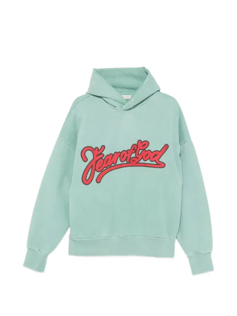 Fear Of God logo-print hoodie