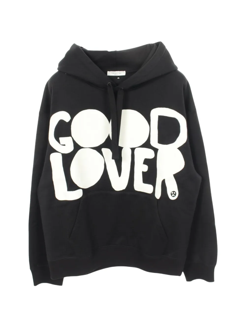 Valentino Garavani Pre-Owned 2010s logo-print hoodie - Nero