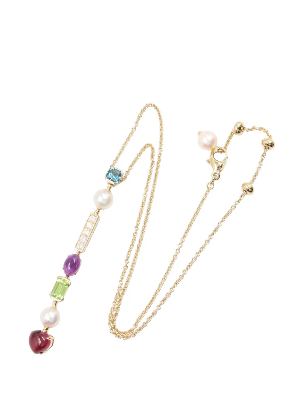 Bvlgari Pre-Owned Allegra adjustable-chain necklace - Oro