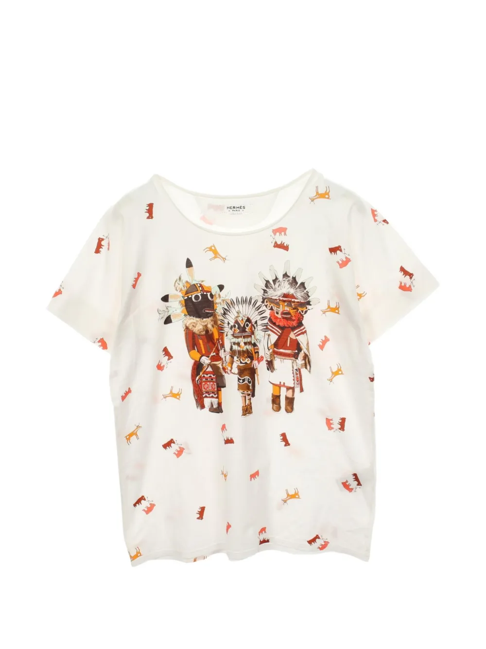 Hermès Pre-Owned Kachina short-sleeve T-shirt - Bianco