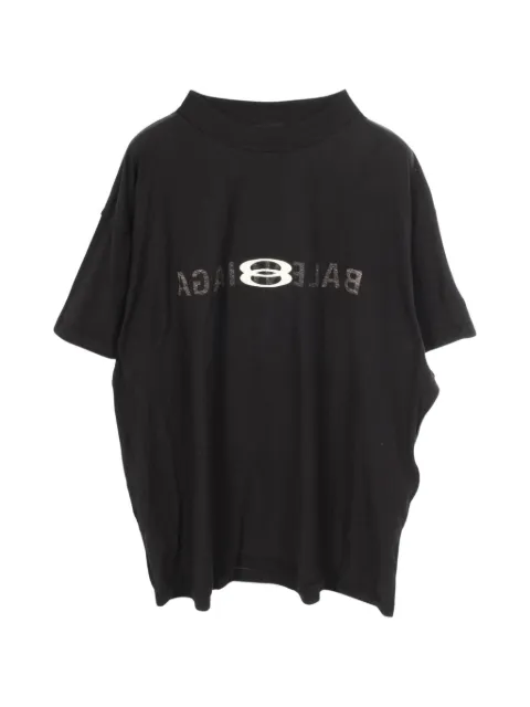 Balenciaga Pre-Owned 2010 Inside-Out T-Shirt mit Logo-Print