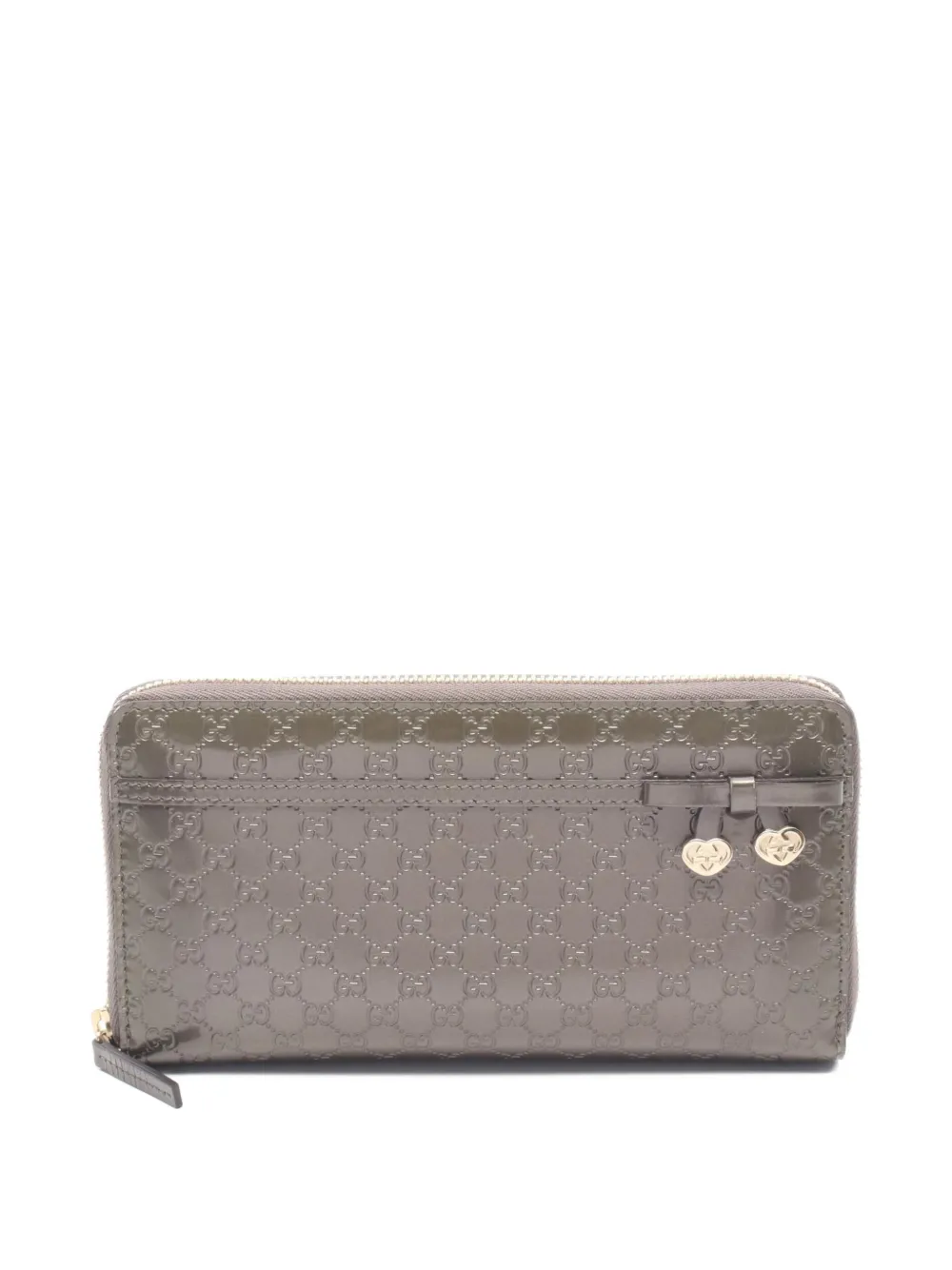 Gucci Pre-Owned 2000s Micro GG Guccissima long wallet - Verde