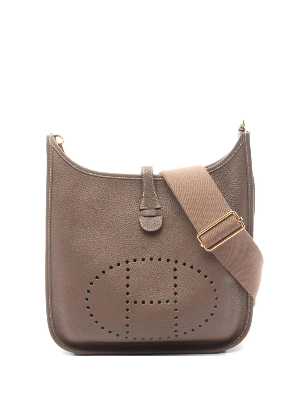 Hermès Pre-Owned 2020 PM Evelyn 3 Troyes crossbody bag - Brown