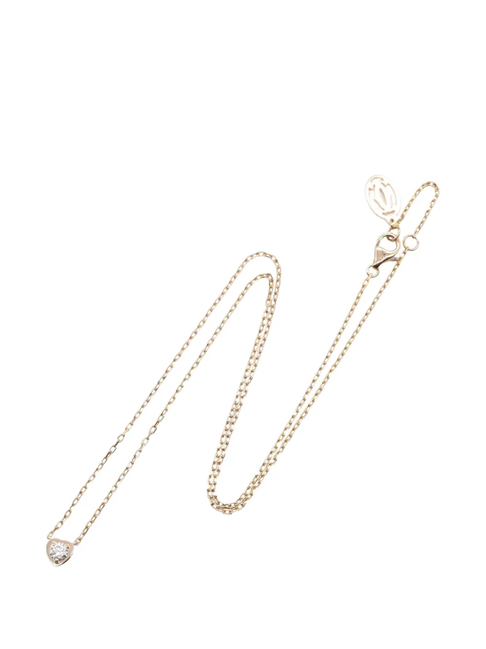 Cartier 2010s D'Amour heart diamond necklace - Rosa