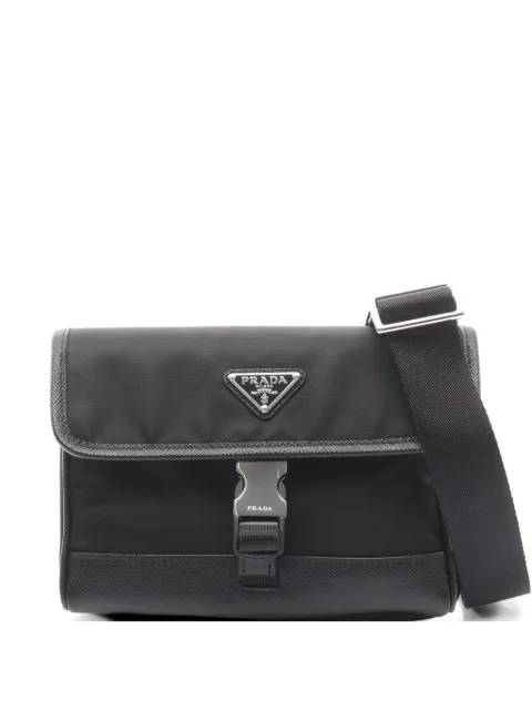 Prada Pre-Owned Re-Nylon Saffiano leather shoulder bag