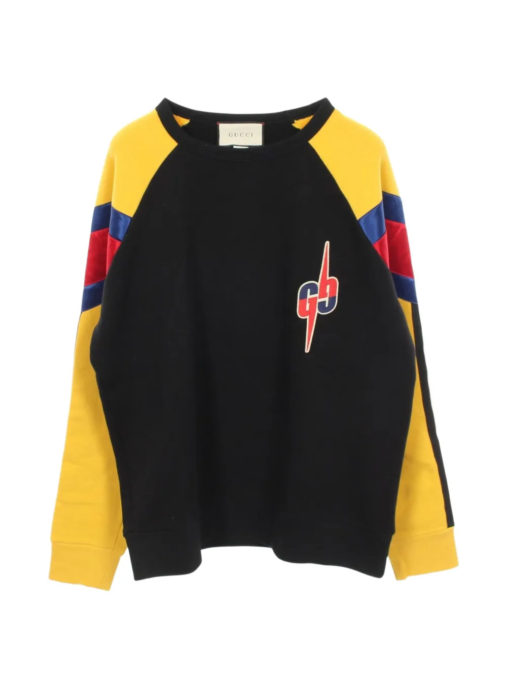 Gucci Pre-Owned 2010s GG logo-patch cotton sweatshirt - Schwarz
