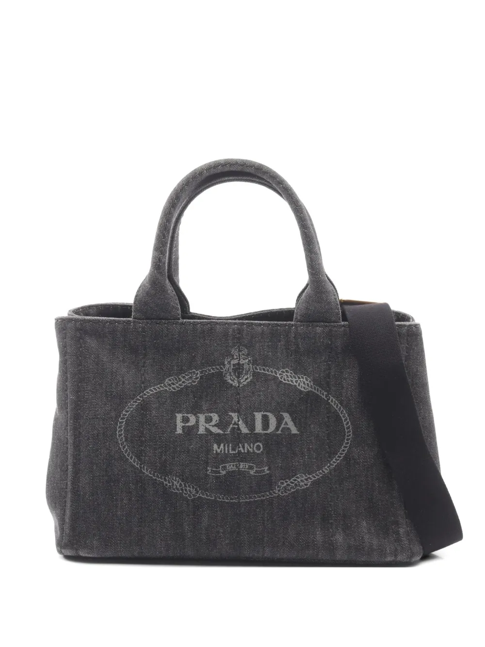 Prada Pre-Owned 2010s Canapa two-way handbag - Nero