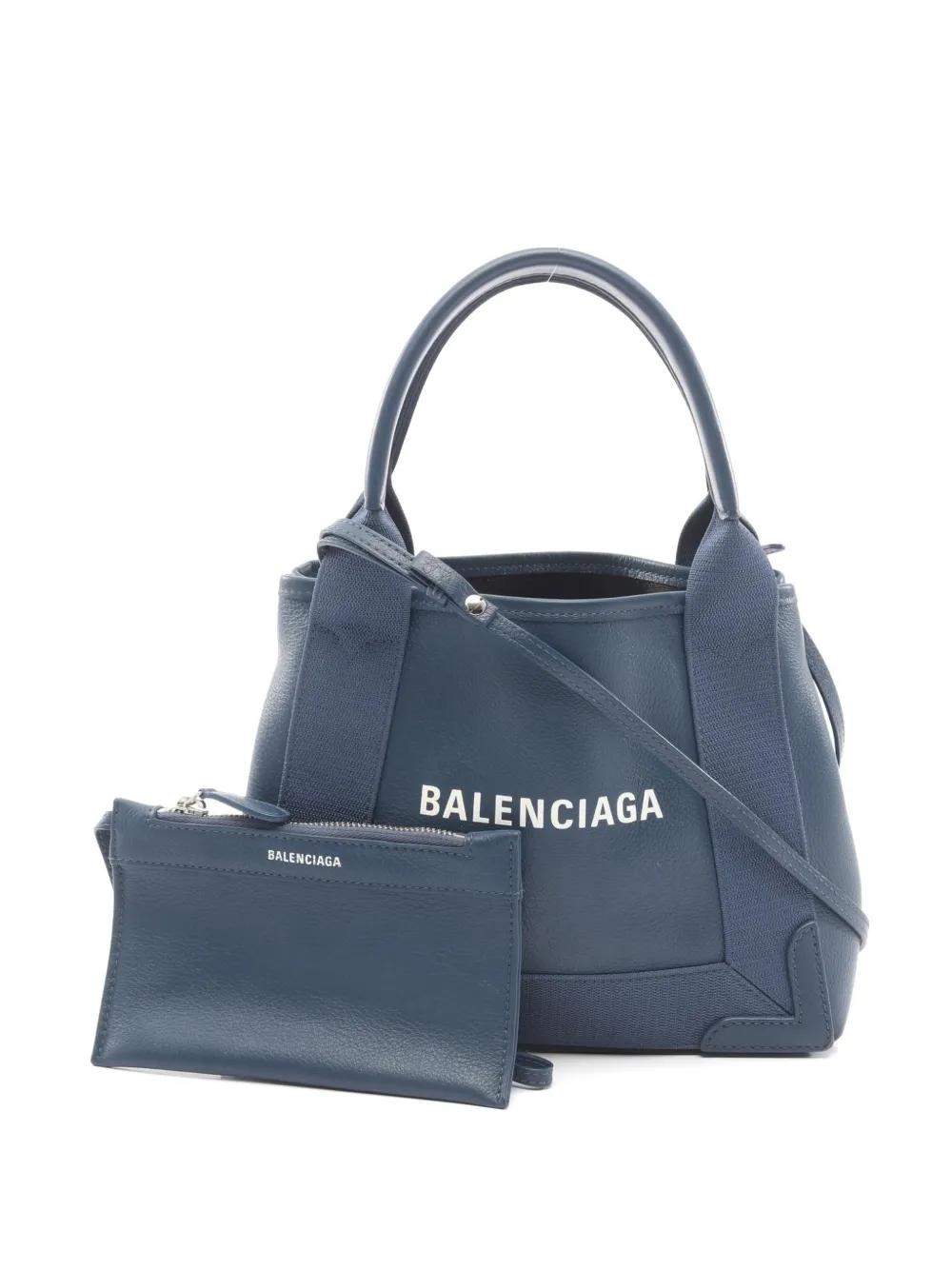 Balenciaga Pre-Owned 2000s Navy Cabas XS handbag - Blu