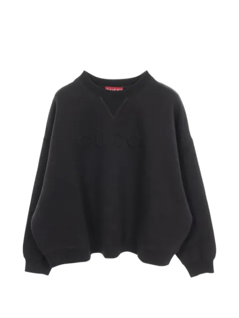 Gucci Pre-Owned embossed logo sweatshirt