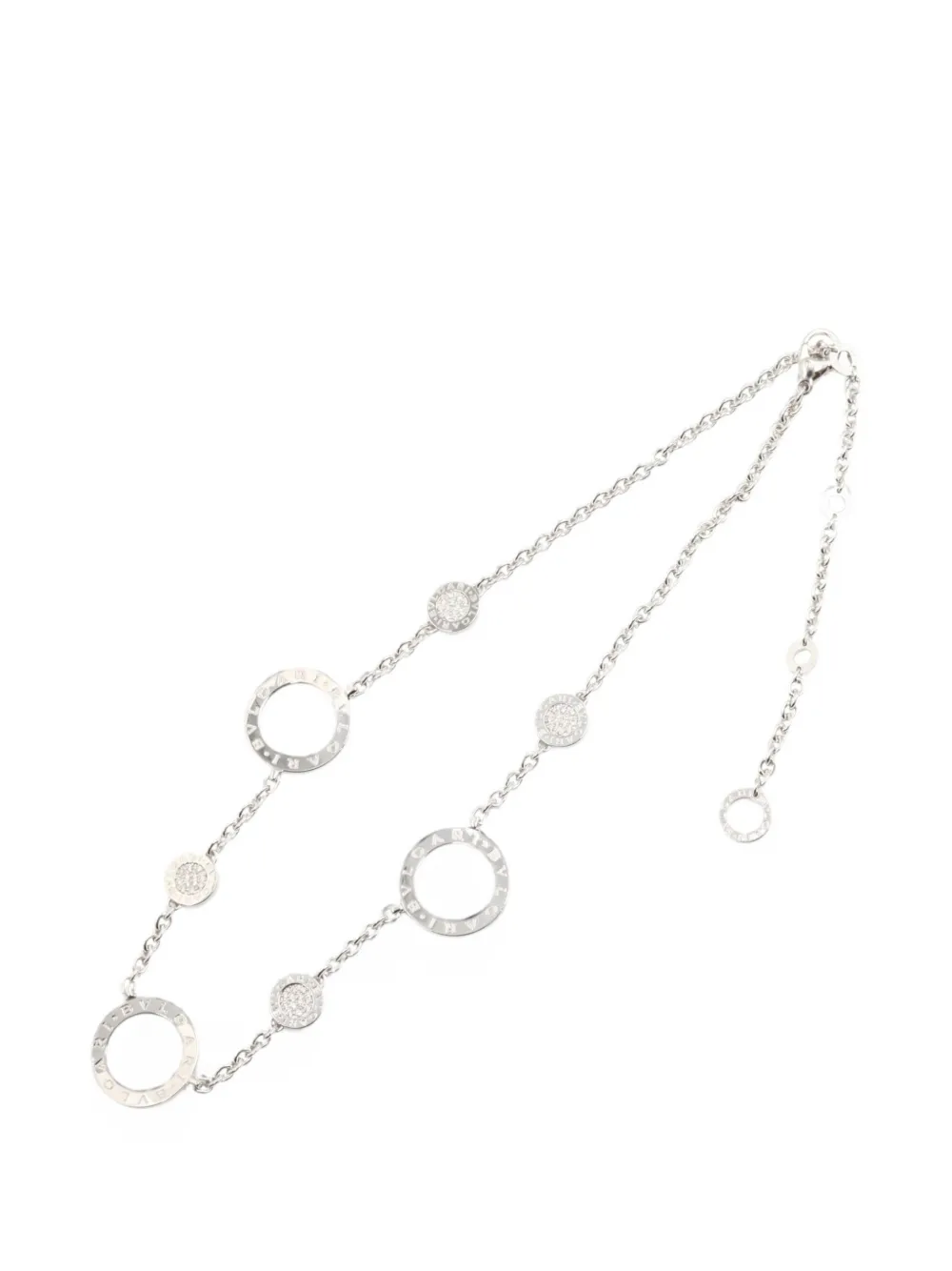 Bvlgari Pre-Owned 2010s Resort World diamond necklace - Silber