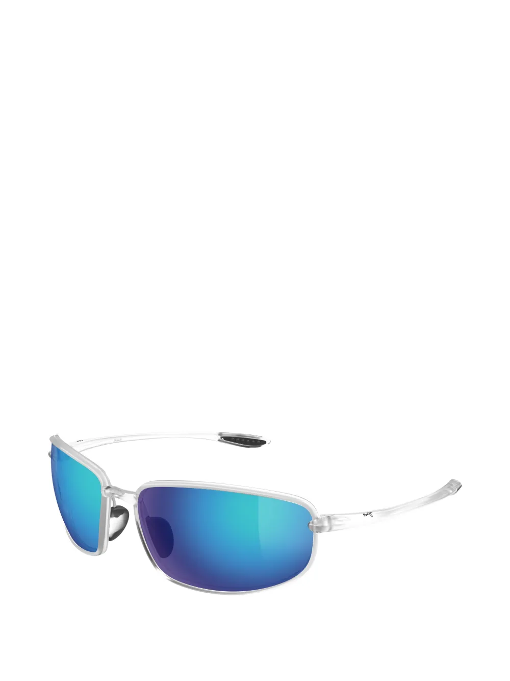 Maui Jim Ho'okipa R Lite zonnebril met rechthoekig montuur Wit
