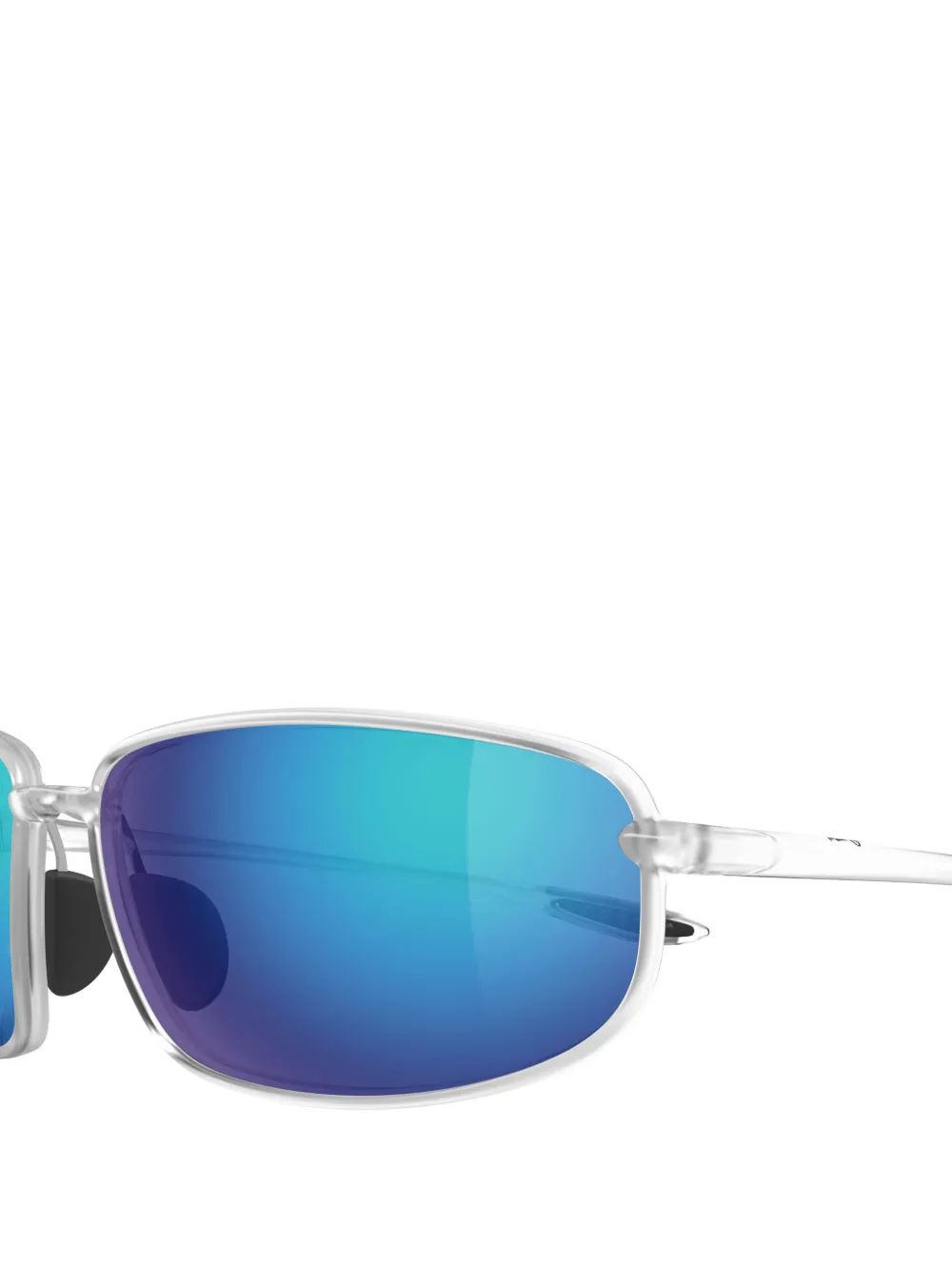 Maui Jim Ho'okipa R Lite zonnebril met rechthoekig montuur Wit