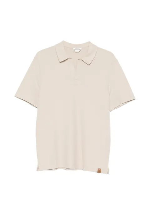 Jacob Cohën piqué-weave V-neck T-shirt