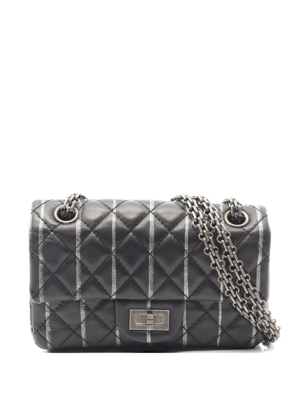 CHANEL Pre-Owned 2019 2.55 Matelasse shoulder bag - Nero