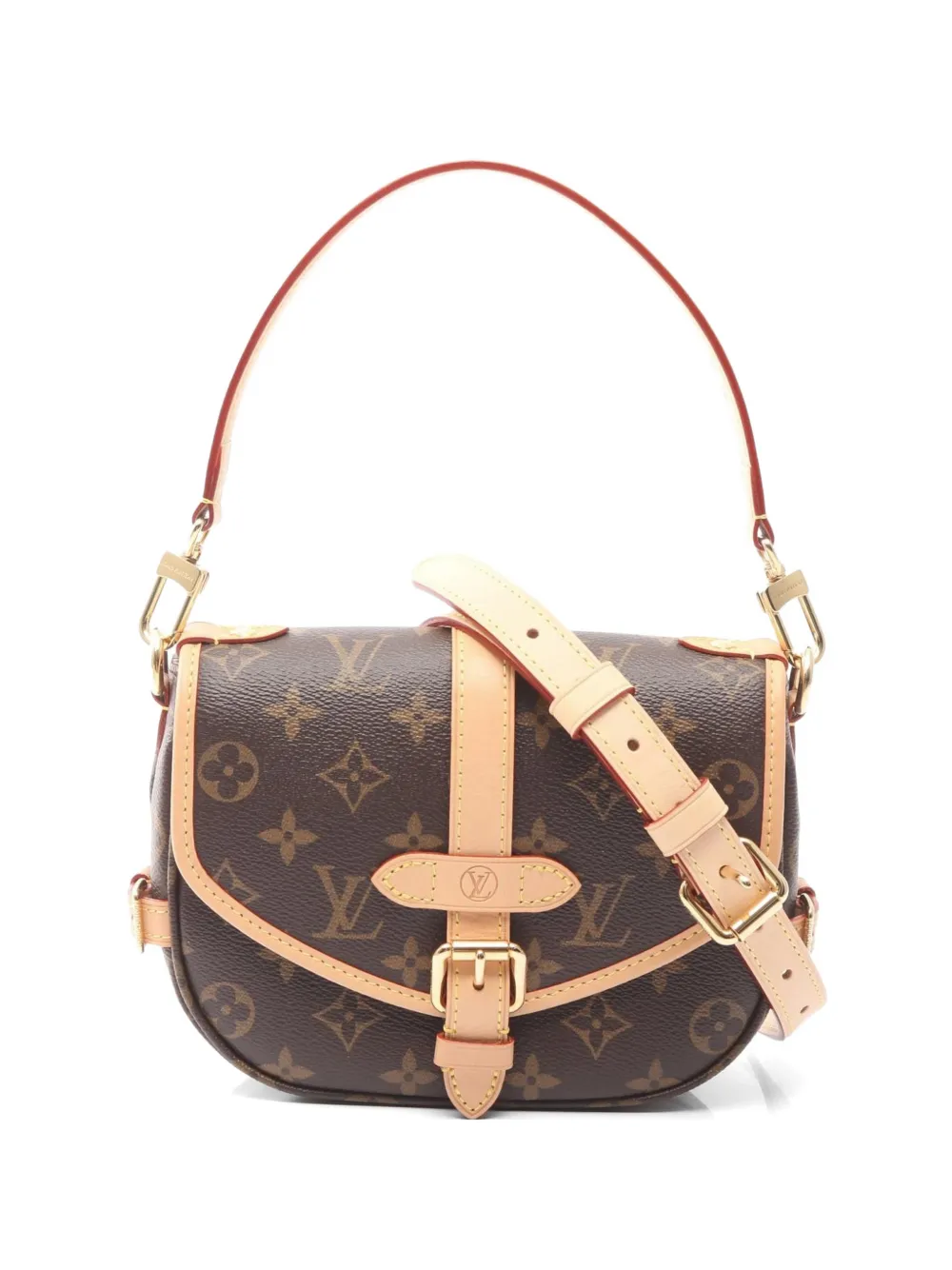 Louis Vuitton Pre-Owned 2010s BB Saumur monogram tote bag - Braun