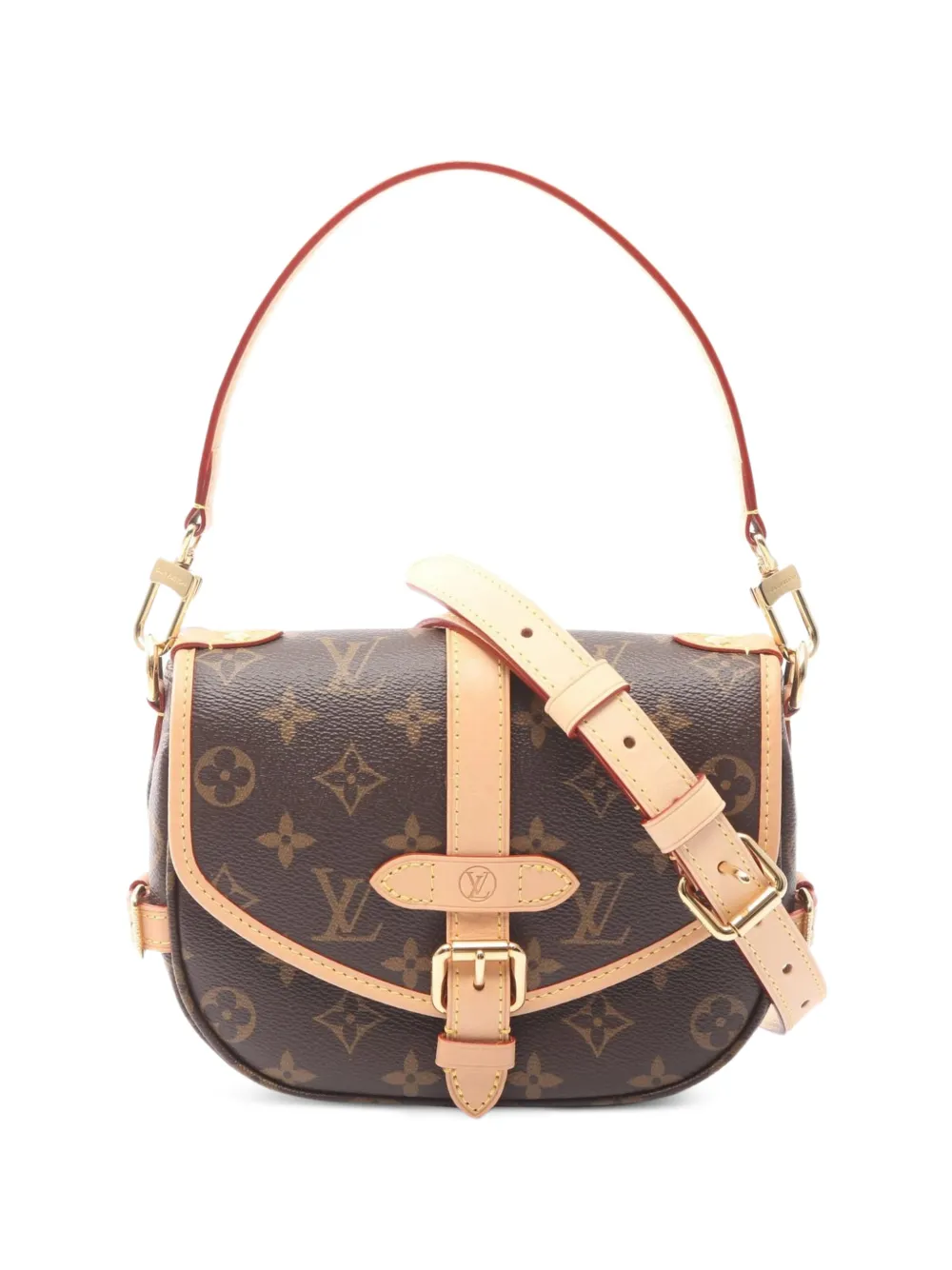 Louis Vuitton Pre-Owned 2010s BB Saumur monogram tote bag - Marrone