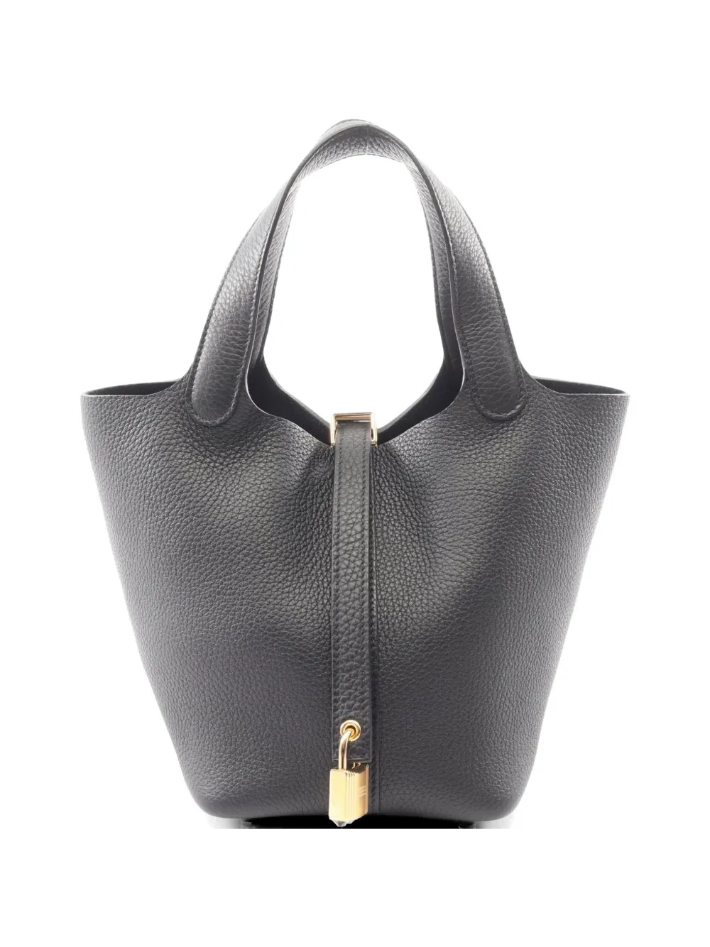 Hermès Pre-Owned 2026 PM Picotin leather tote bag - Nero