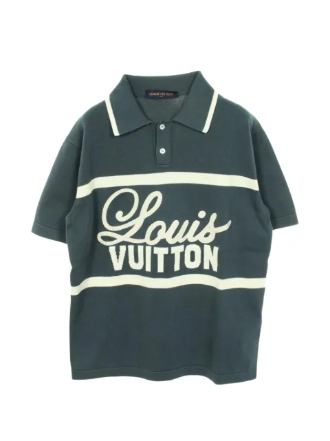 Louis Vuitton Pre-Owned polo Cycling à rayures (années 2020)
