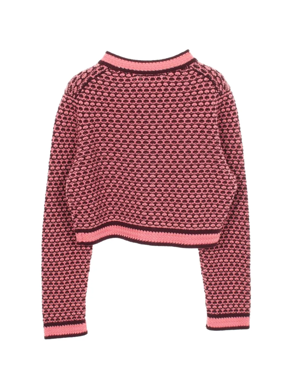 CHANEL Pre-Owned Cocomark クロップド カーディガン | ピンク