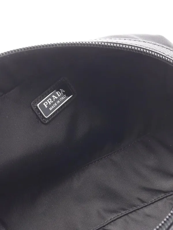 Prada Pre-Owned 2020s レザートラベルポーチ | ブラック | FARFETCH JP