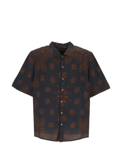 TOOCO bandana-print short-sleeve shirt