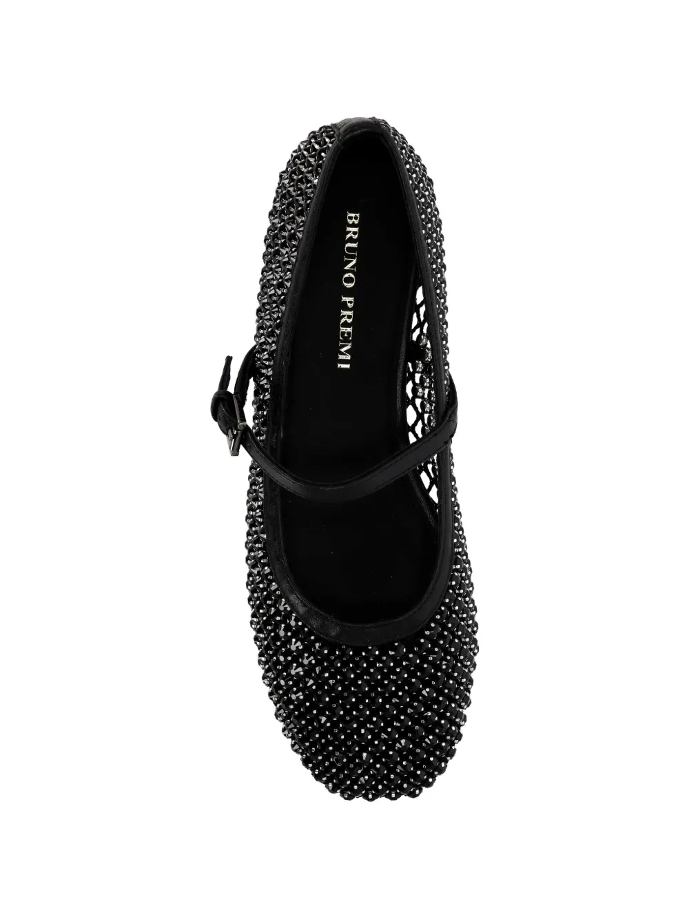 Bruno Premi mesh ballet flats Zwart