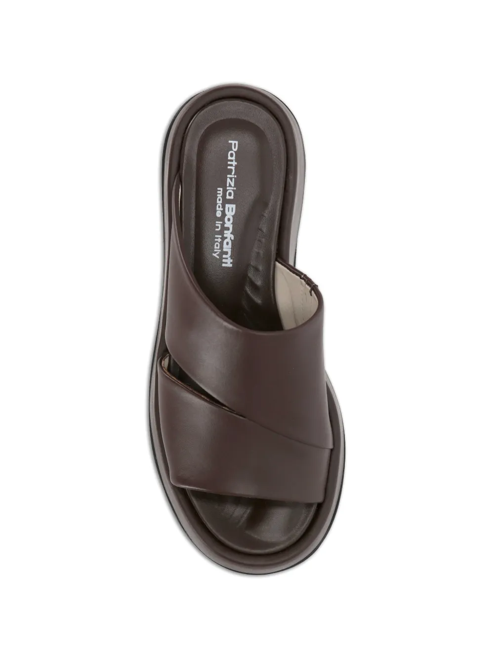 PATRIZIA BONFANTI platform crossover-strap sandals Bruin