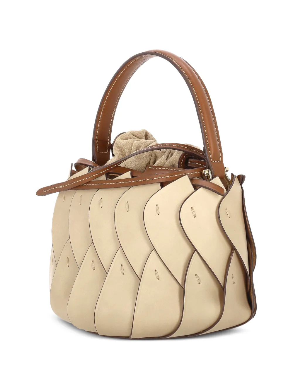  Boldrini Bolso Shopper Con Panel A Capas - Neutro 