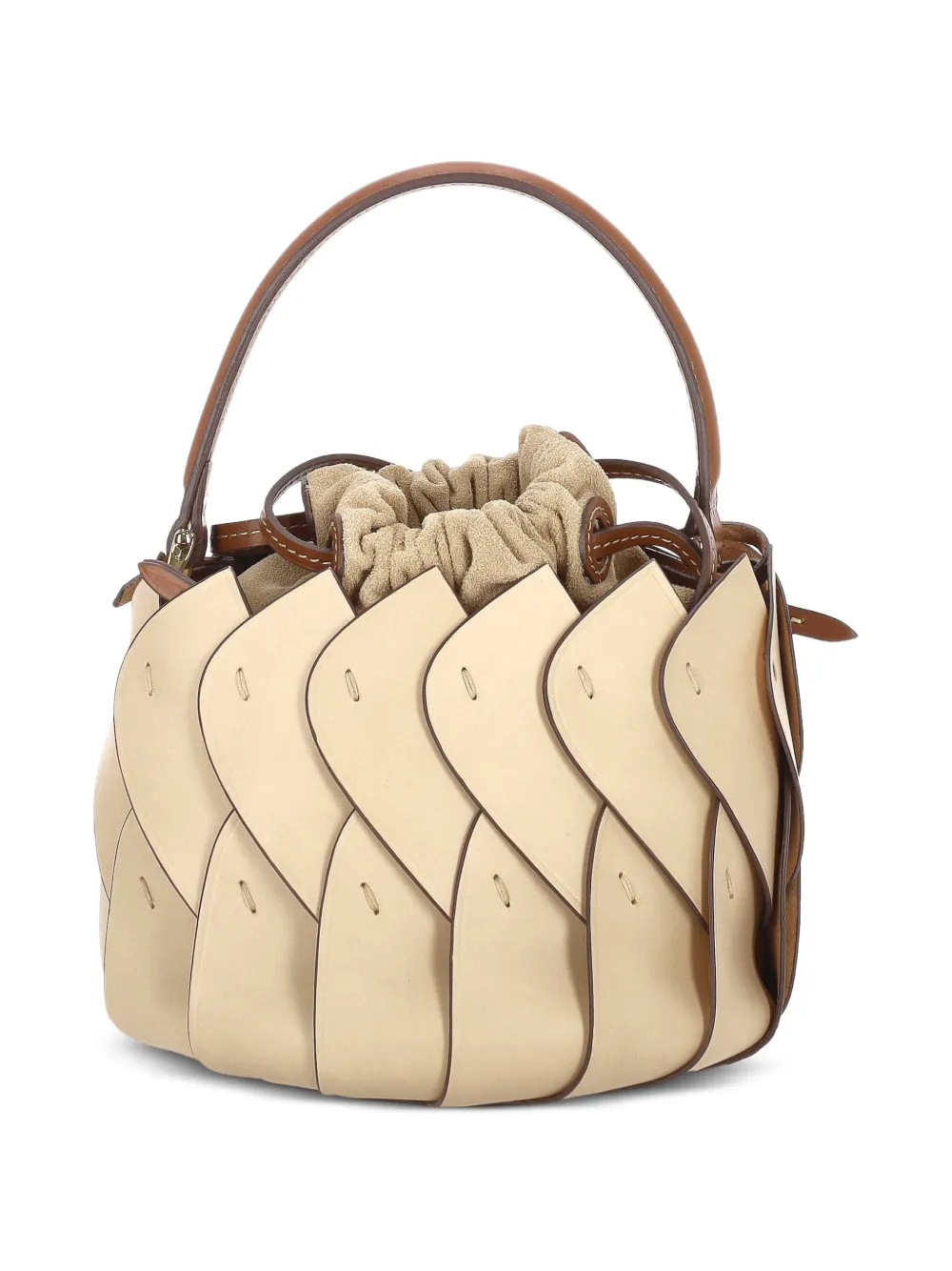  Boldrini Bolso Shopper Con Panel A Capas - Neutro 