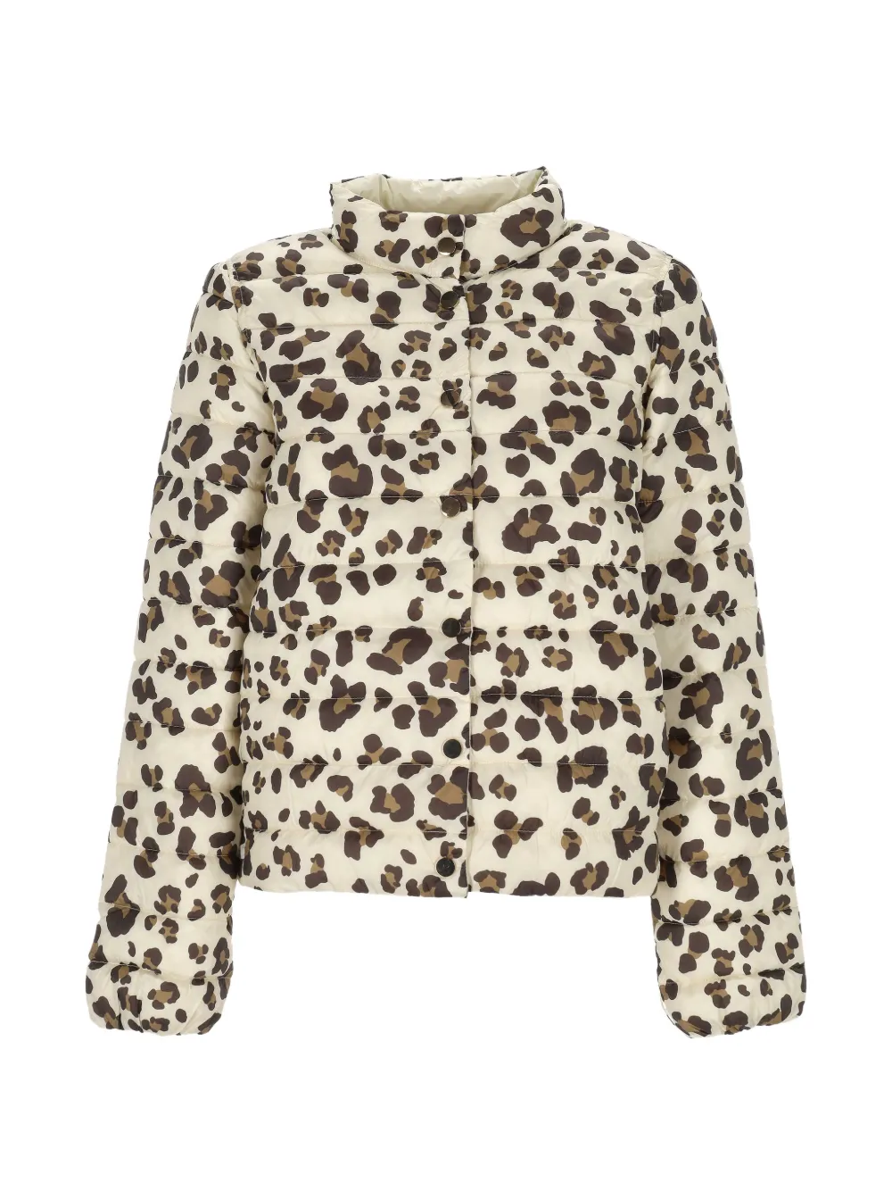 Marella Steppjacke mit Leopardenprint - Weiß