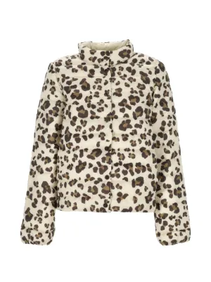 GANNI レオパード フーデッド ジャケット | ニュートラル | FARFETCH JP