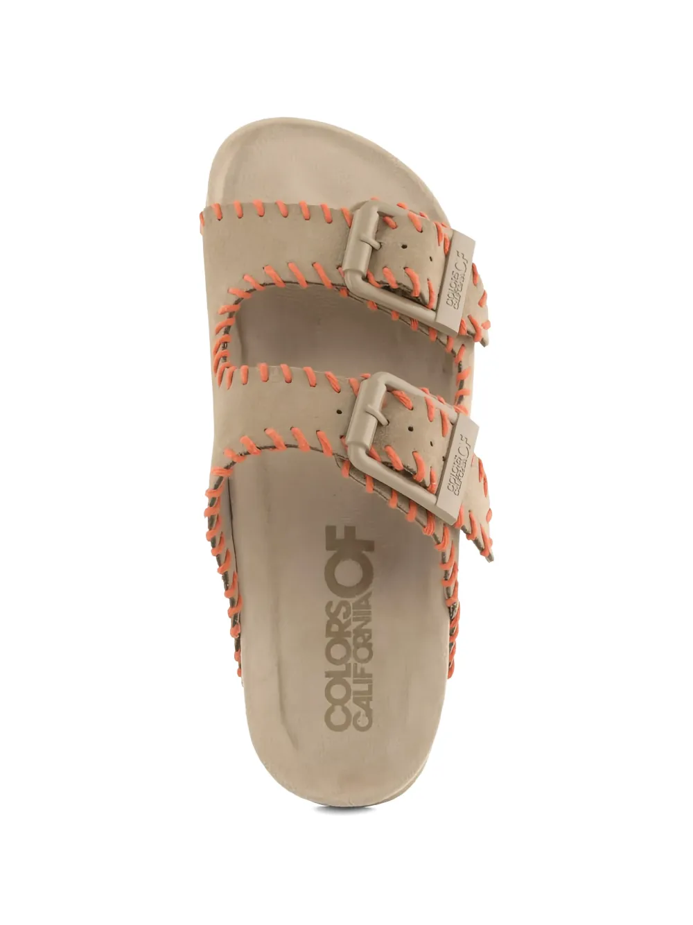 Colors Of California Sandalen met gesp en afwerking Bruin