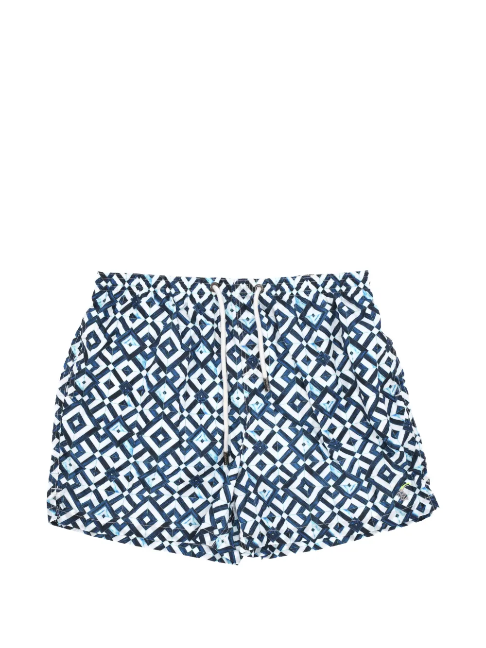 TOOCO geometric-print swim shorts - Blu
