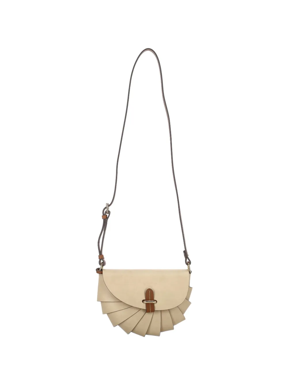 BOLDRINI Adina leather cross body bag - Toni neutri
