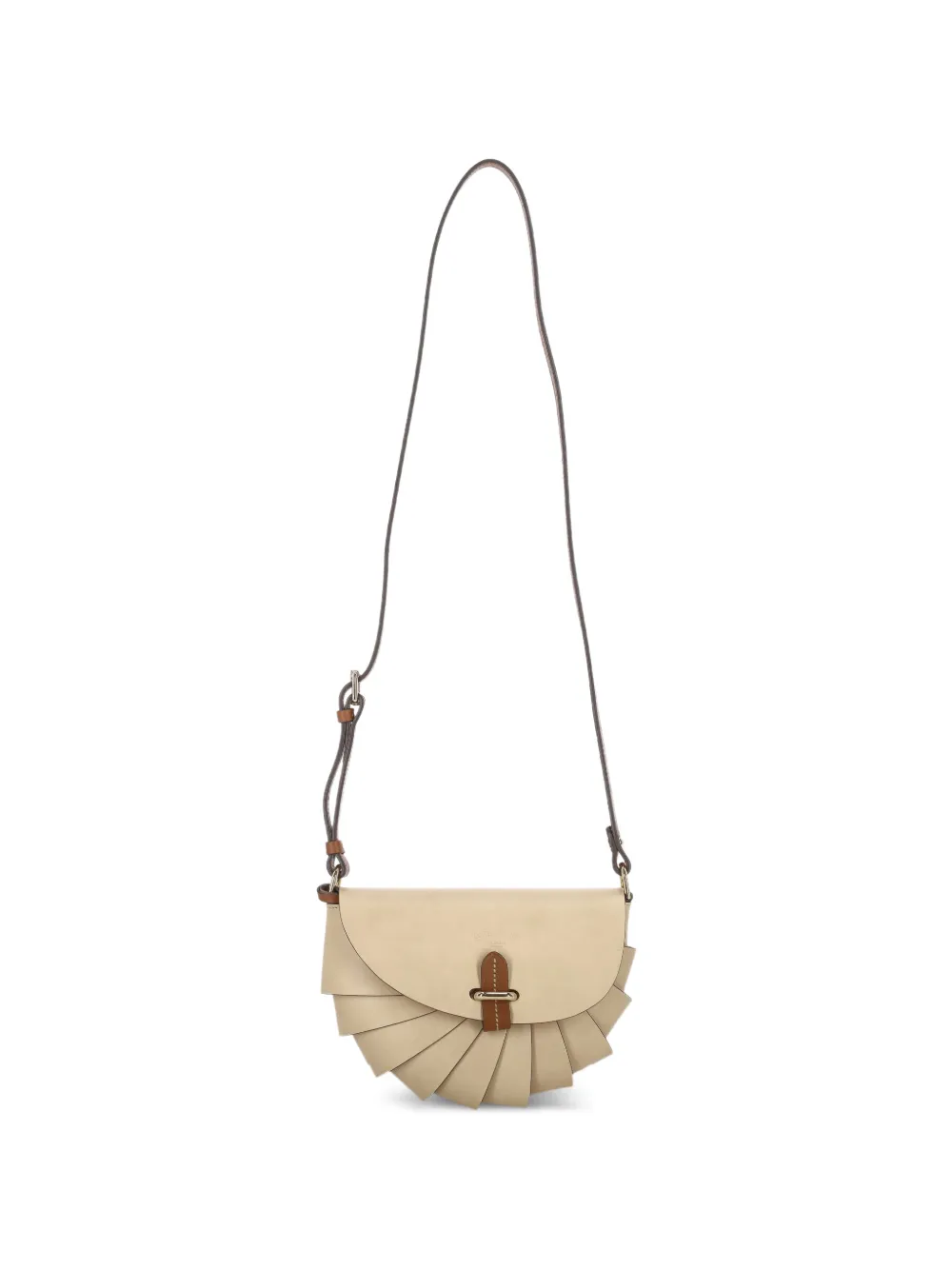 BOLDRINI Adina leather cross body bag - Toni neutri
