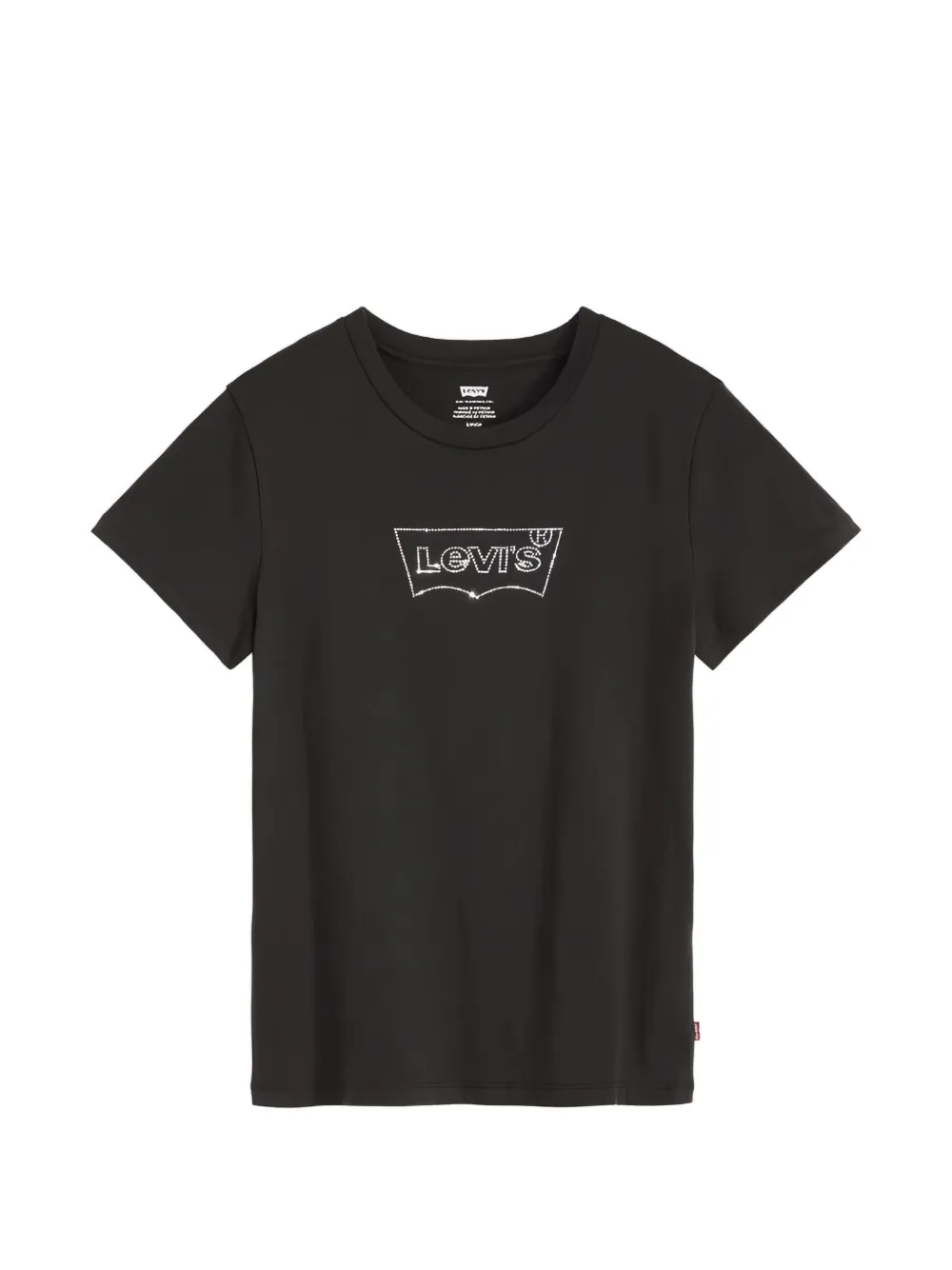 Levi's crystal-embellished logo T-shirt - Nero