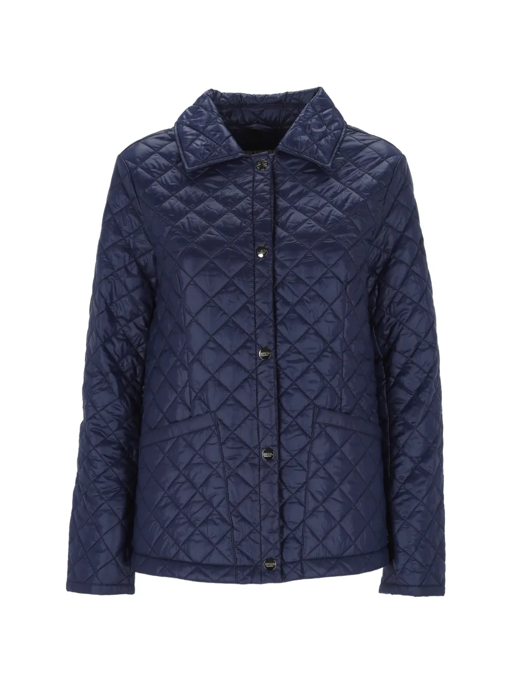HUSKY quilted button-up jacket - Blu