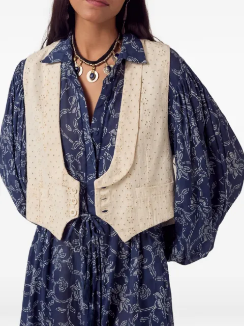 MAISON HOTEL Florence embroidered waistcoat