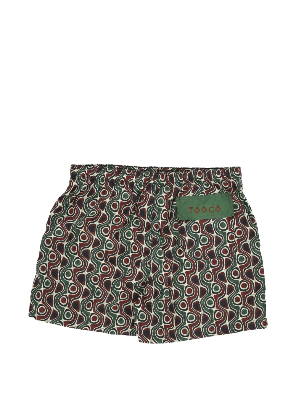  Tooco Abstract-print Drawstring Swim Shorts - Toni Neutri 