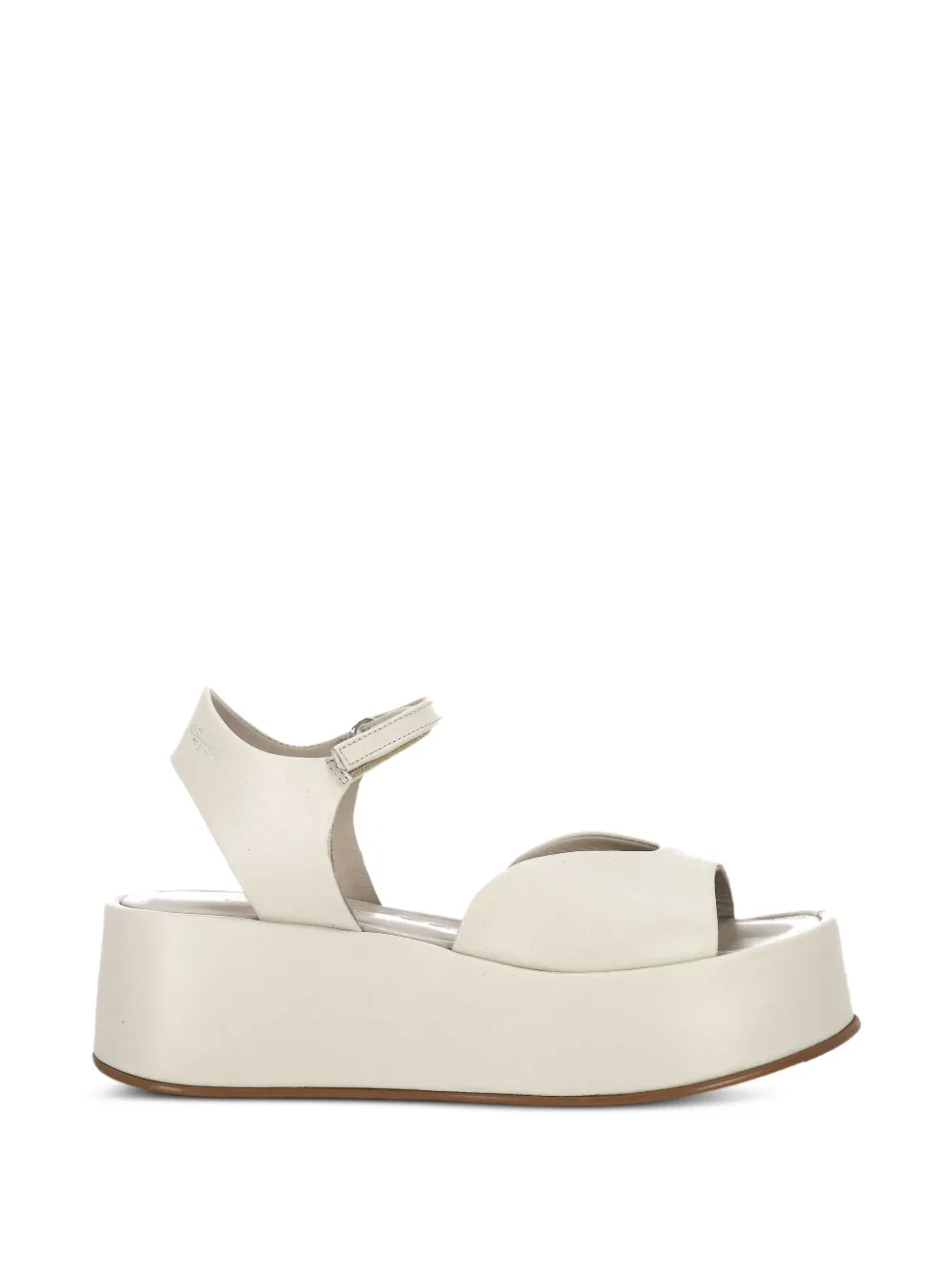 PATRIZIA BONFANTI Jessy platform touch-strap sandals Wit