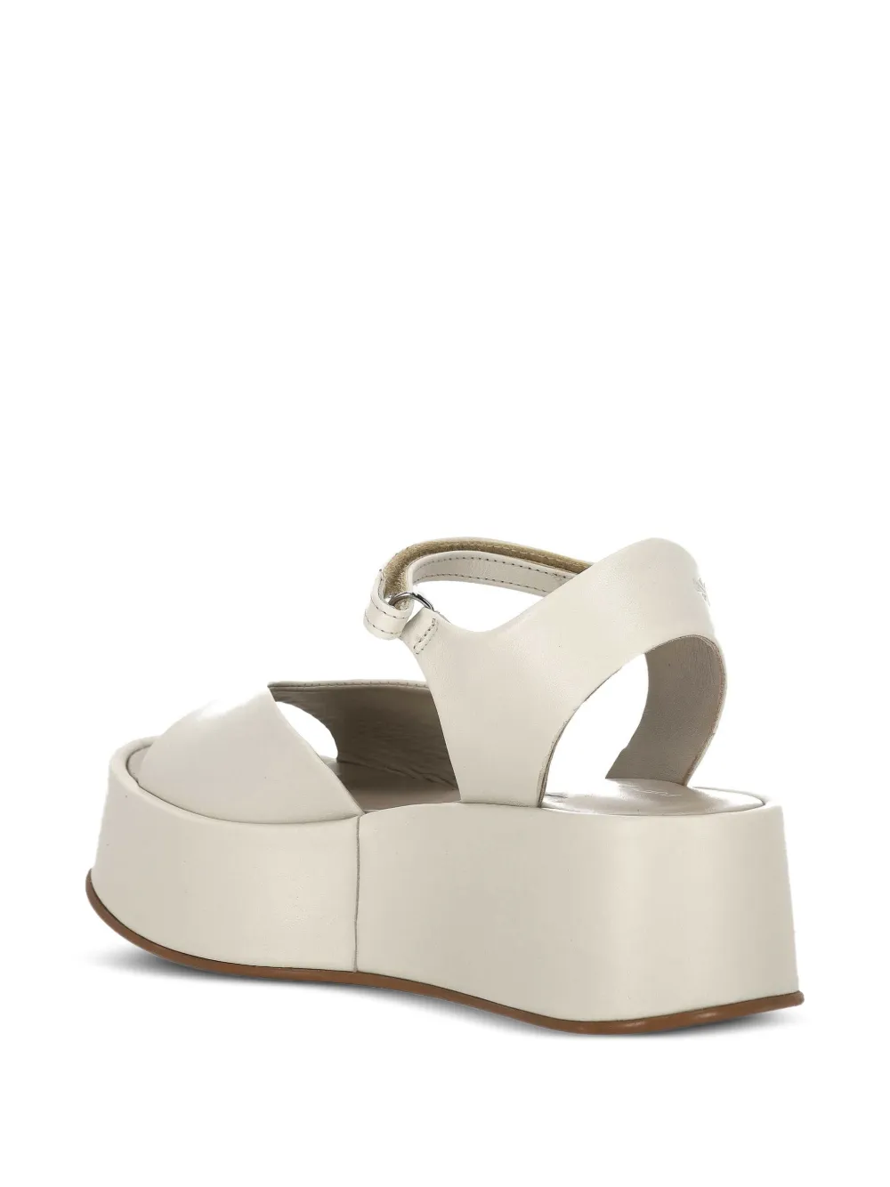 PATRIZIA BONFANTI Jessy platform touch-strap sandals Wit