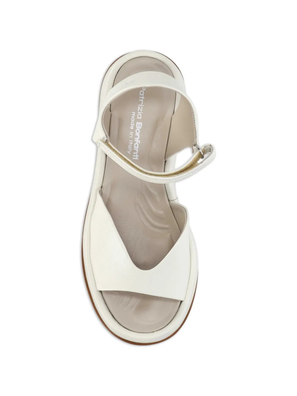 PATRIZIA BONFANTI Jessy platform touch-strap sandals Wit